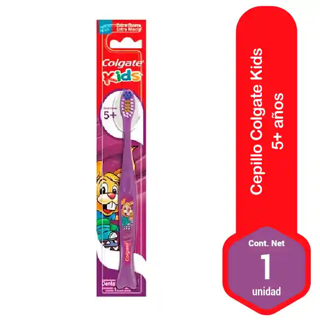 Colgate Cep Dental Kids 5+ C Tandy x 2 Unidades (Cepillos Dentales Infantil)