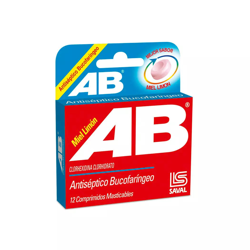 Ab Miel Limon Comprimidos x 12 (Clorhexidina)