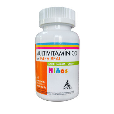 Multivitaminicos Comprimidos Mast Jalea Real Niños x 60 Uns Knop