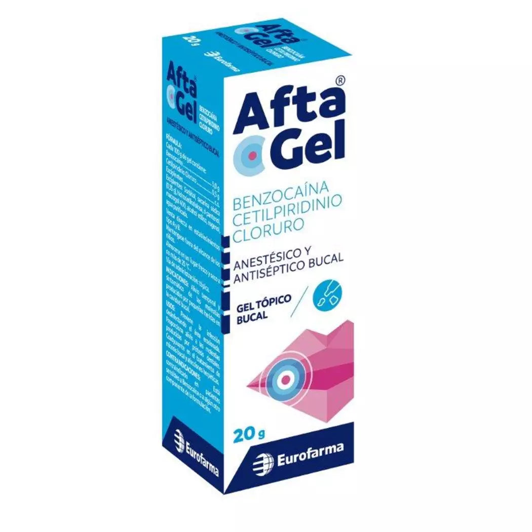 Aftagel Gel Bucal x 20 Gr (Benzocaina/Cetilpiridinio/Pantenol)