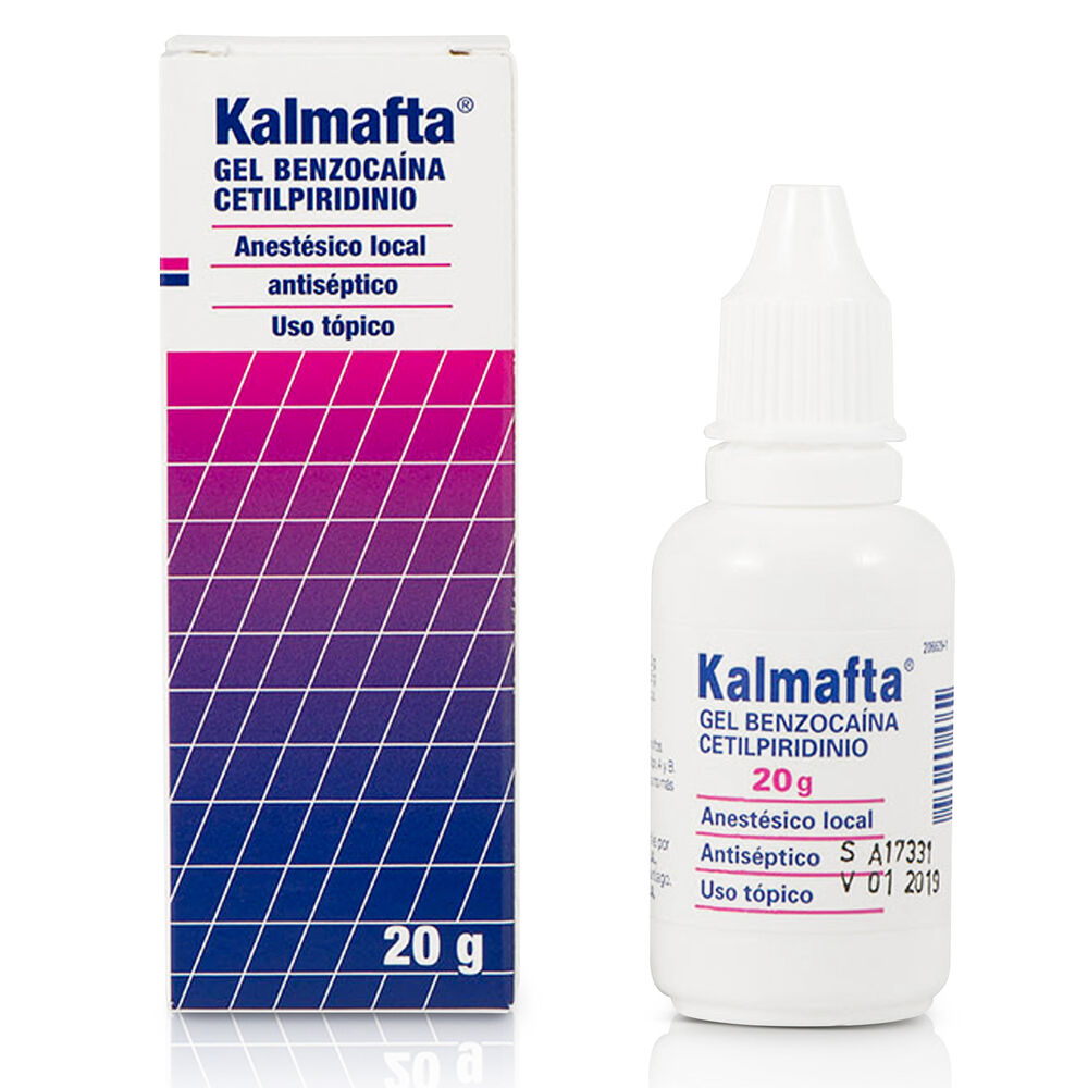 Kalmafta Gel x 20 Gr (Benzocaina/Cetilpiridinio/Pantenol)