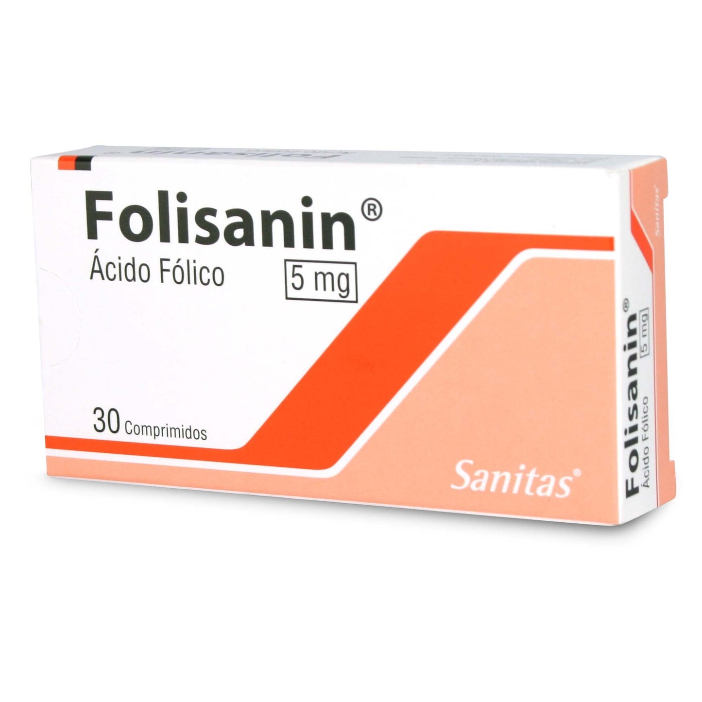 Folisanin Comprimidos 5 mg x 30 (Acido Folico)