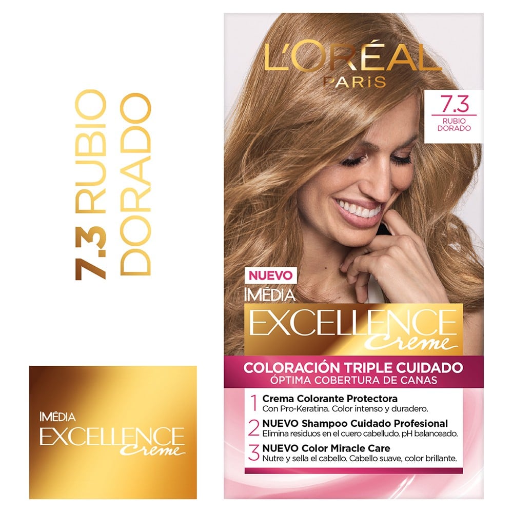 Excellence Tinte 7.3 Rubio Dorado (Coloracion)