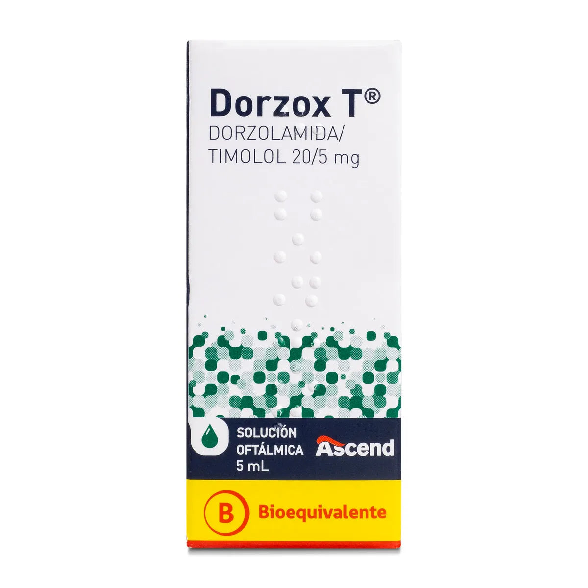 Dorzox T Solución 20 mg/5mg x 5 ml (Timolol/Dorzolamida)