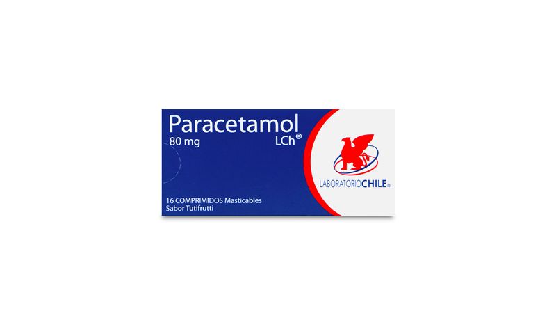 Paracetamol Inf Comprimidos Mas 80 mg x 16 Chile