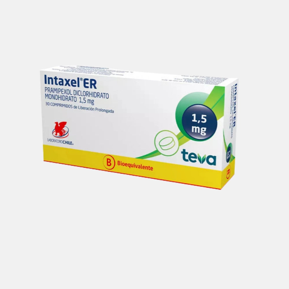 Intaxel Er Comprimidos 1,5 mg x 30 (Pramipexol)