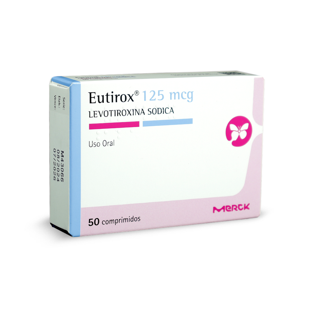 Eutirox Comprimidos 125 mcg x 50 (Levotiroxina)