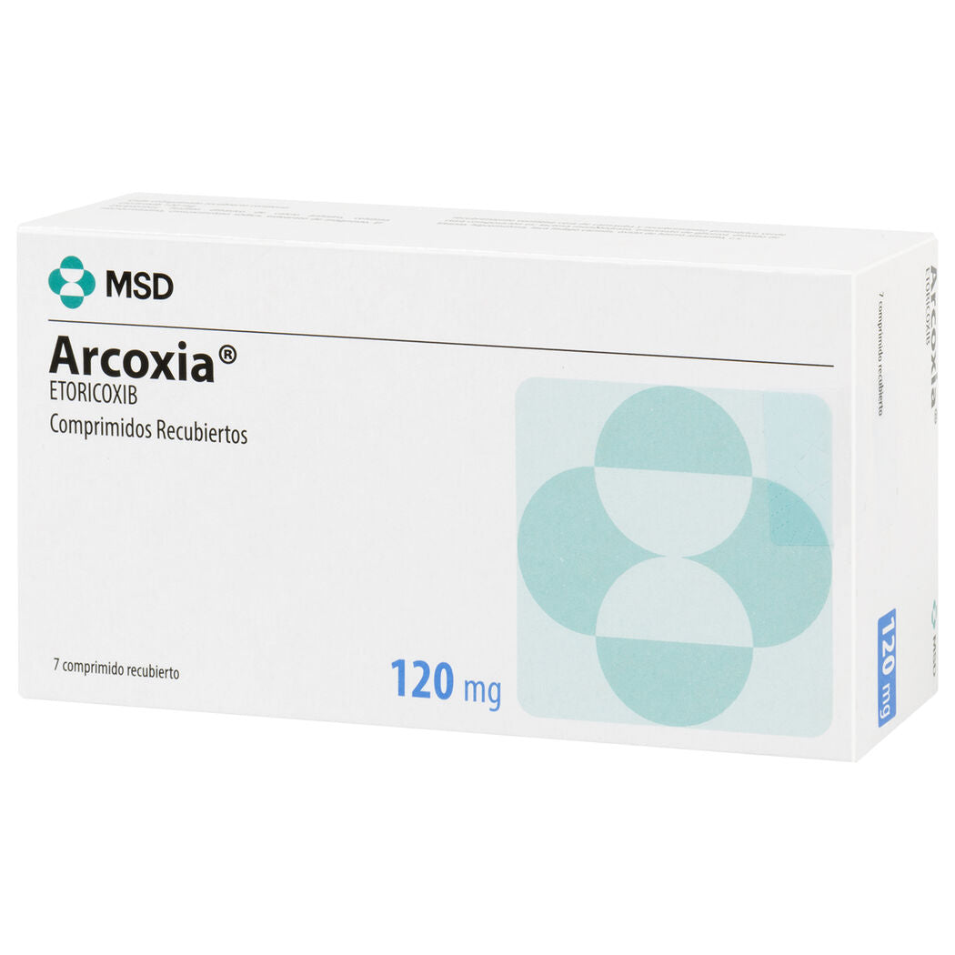 Arcoxia Comprimidos 120 mg x 7 (Etoricoxib)