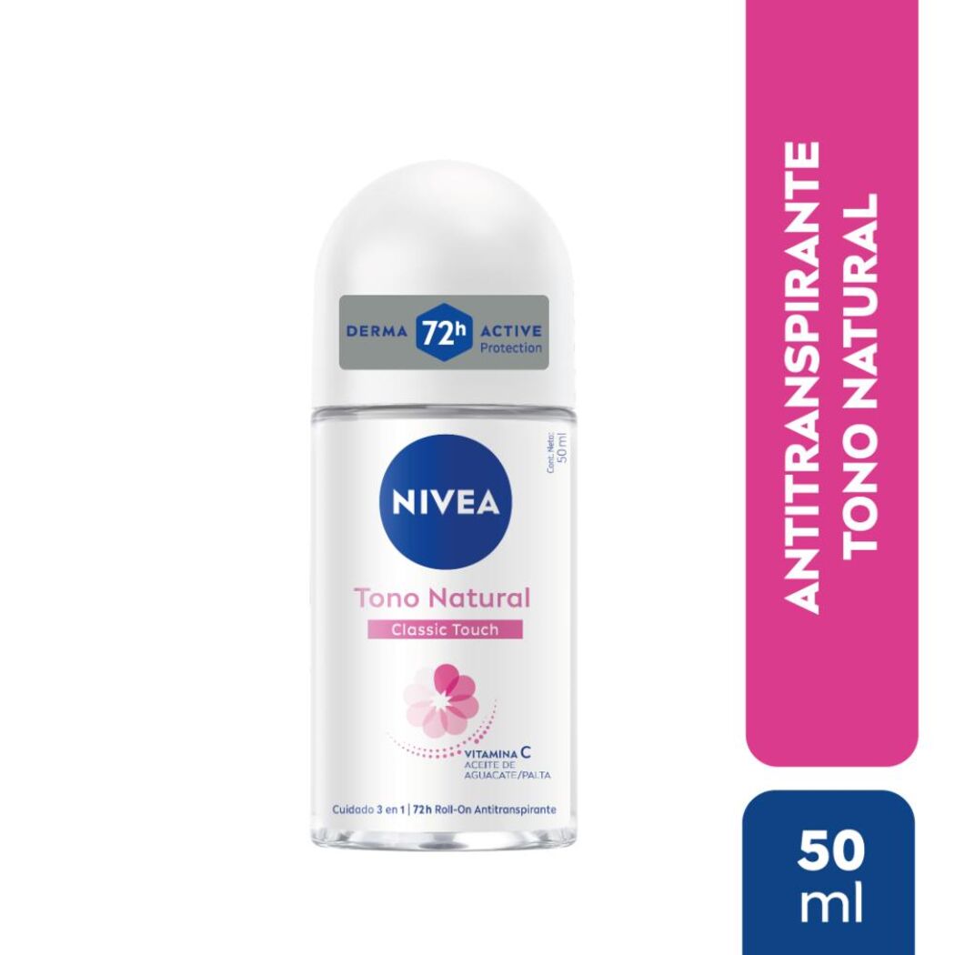 Nivea Desodorante Clinical Rollon Mujer 96H x 50 ml