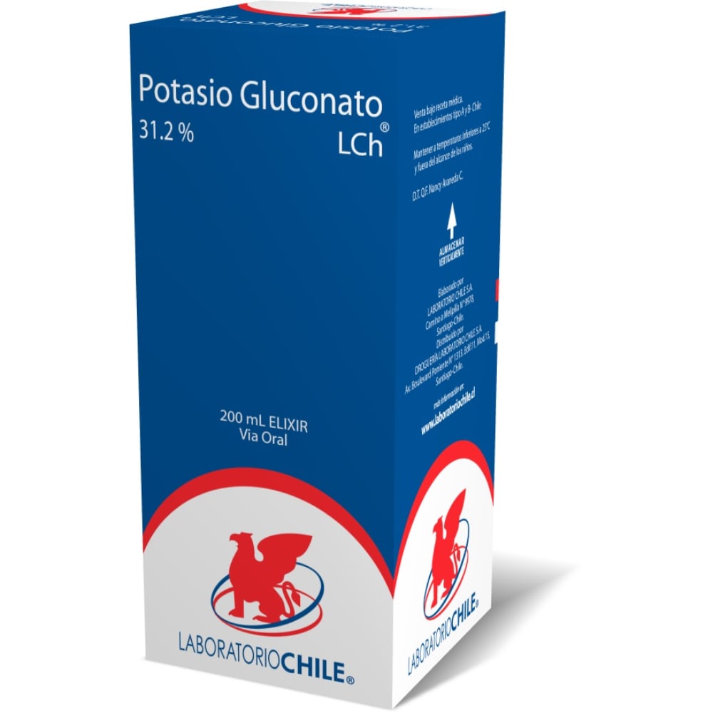 Potasio Gluc 31,2% x 200 ml Chile