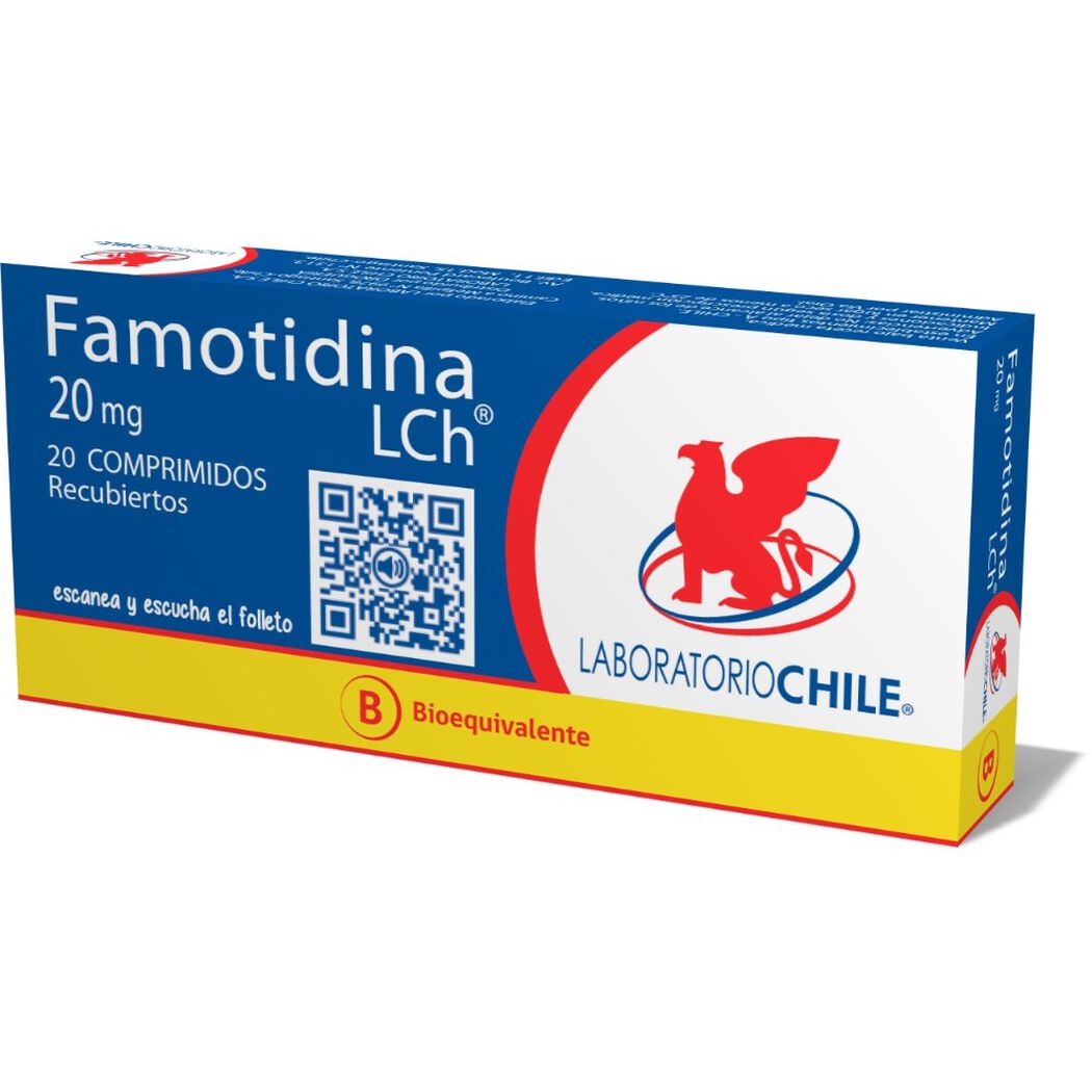 Famotidina Comprimidos 20 mg x 20 Chile