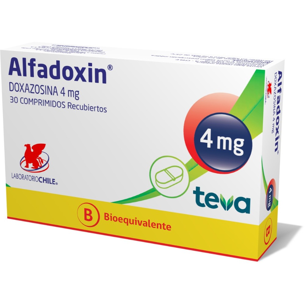 Alfadoxin Comprimidos 4 mg x 30 (Doxazosina)