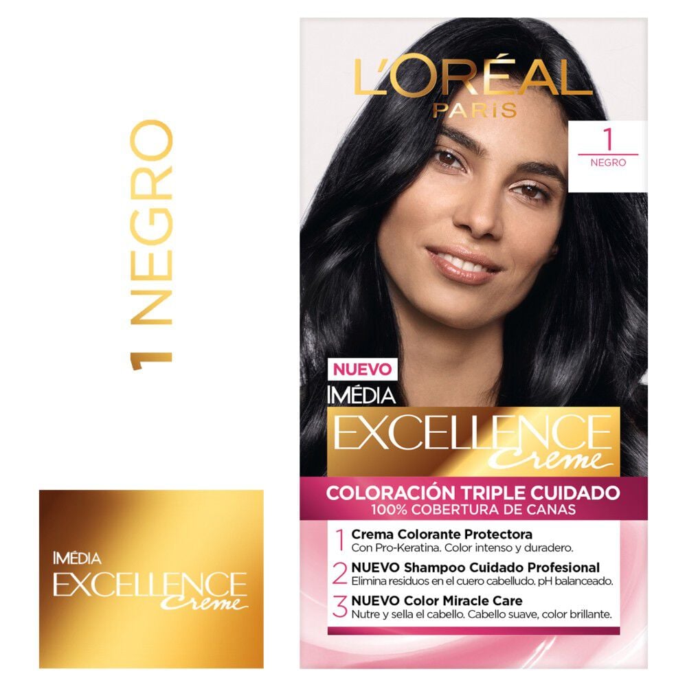 Excellence Creme 1 Negro (Coloracion)