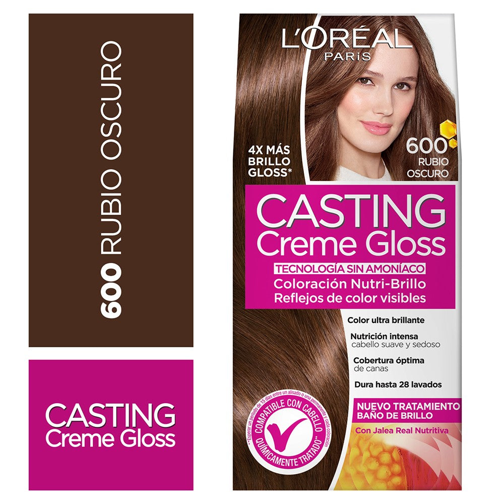 Casting Creme Gloss Rubio Oscuro N 600 (Coloracion)