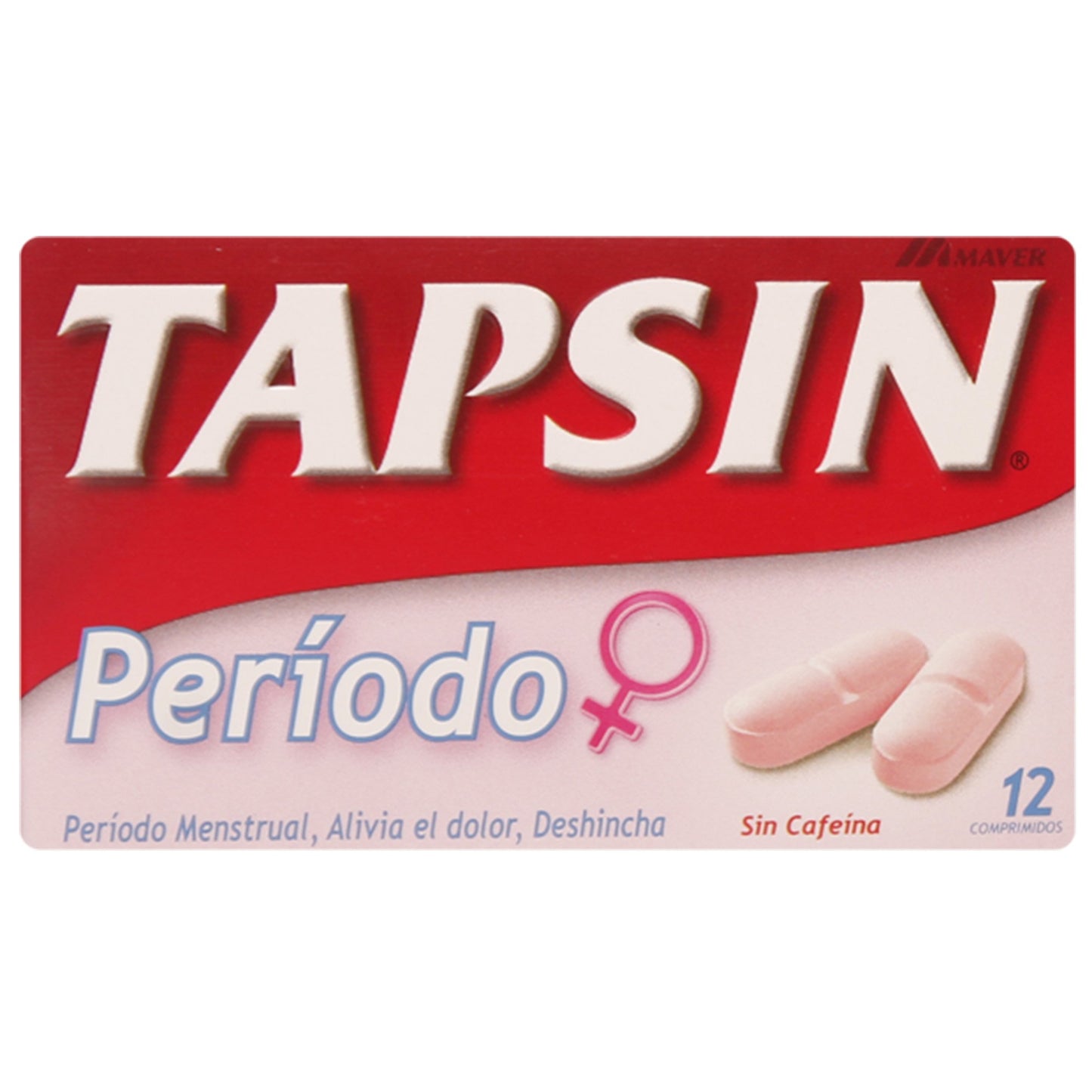 Tapsin Periodo Comprimidos x 12 (Paracetamol/Pamabrom /Pirilamina)