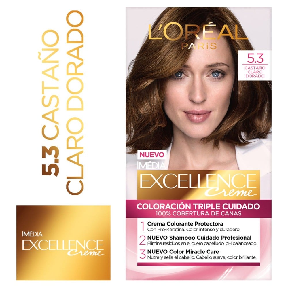 Excellence Tinte 5.3 Castaño Claro Dorado