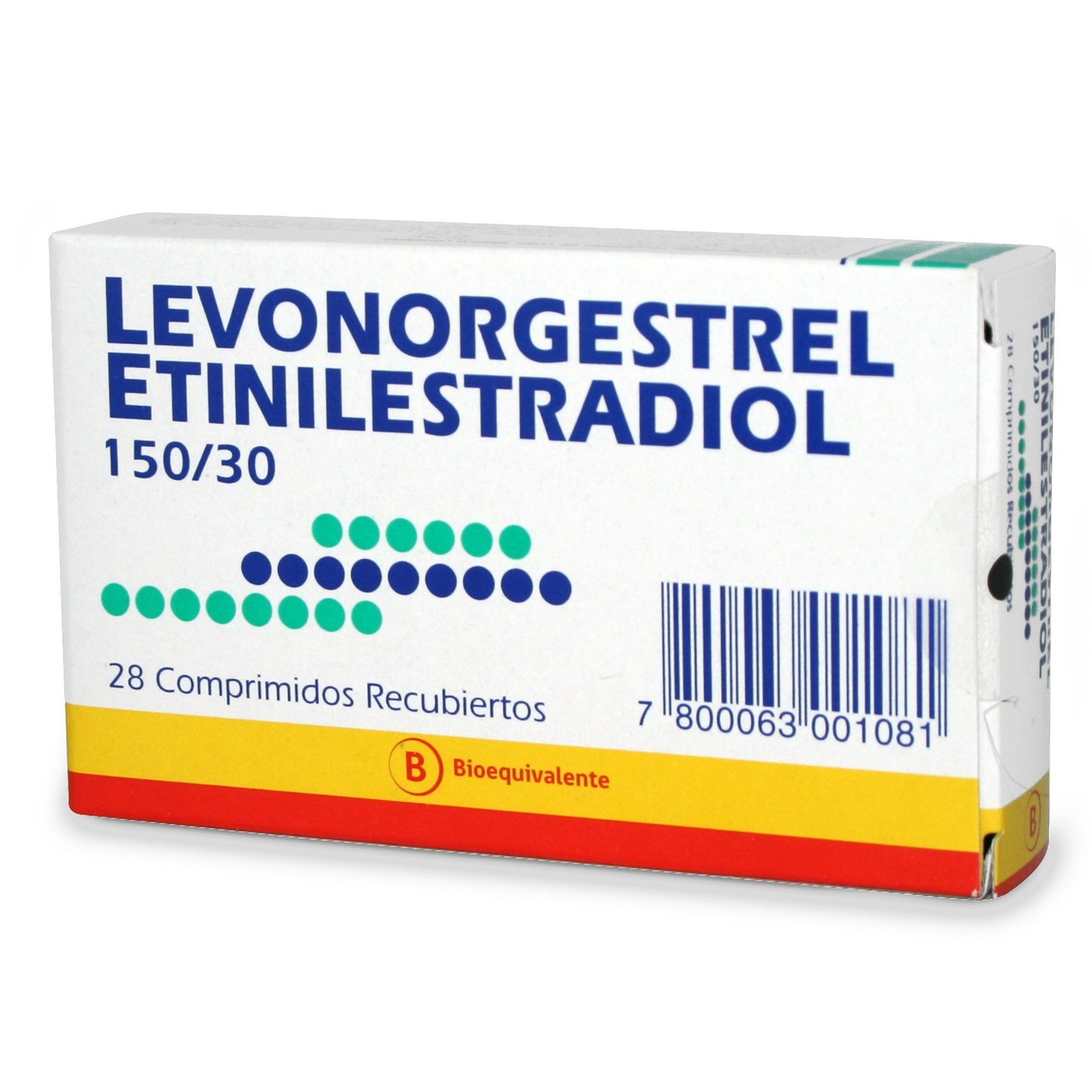 Etinilestradiol-Levonorgestrel 30/150 mg Comprimidos x 28 And (Levonorgestrel/Etinilestradiol)