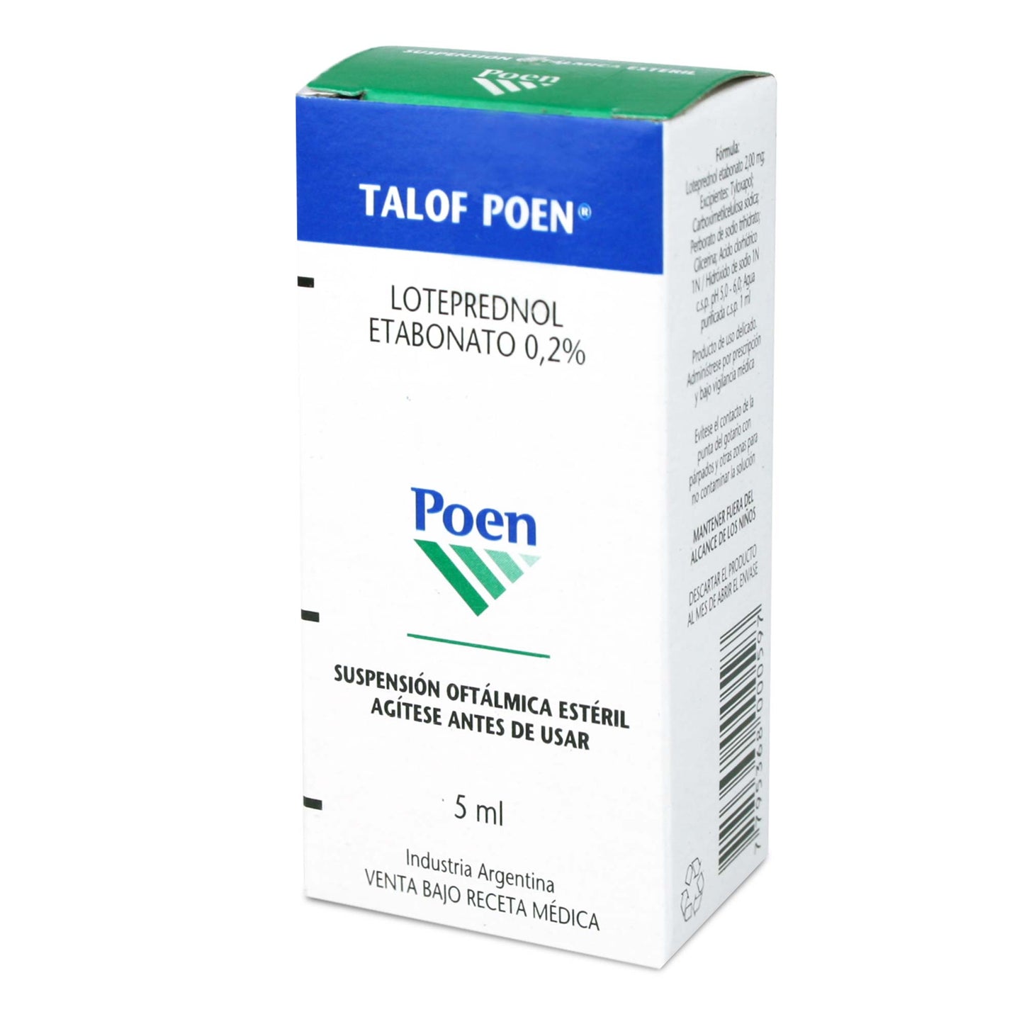 Talof Sus Oftálmica 0,2% x 5 ml (Loteprednol)
