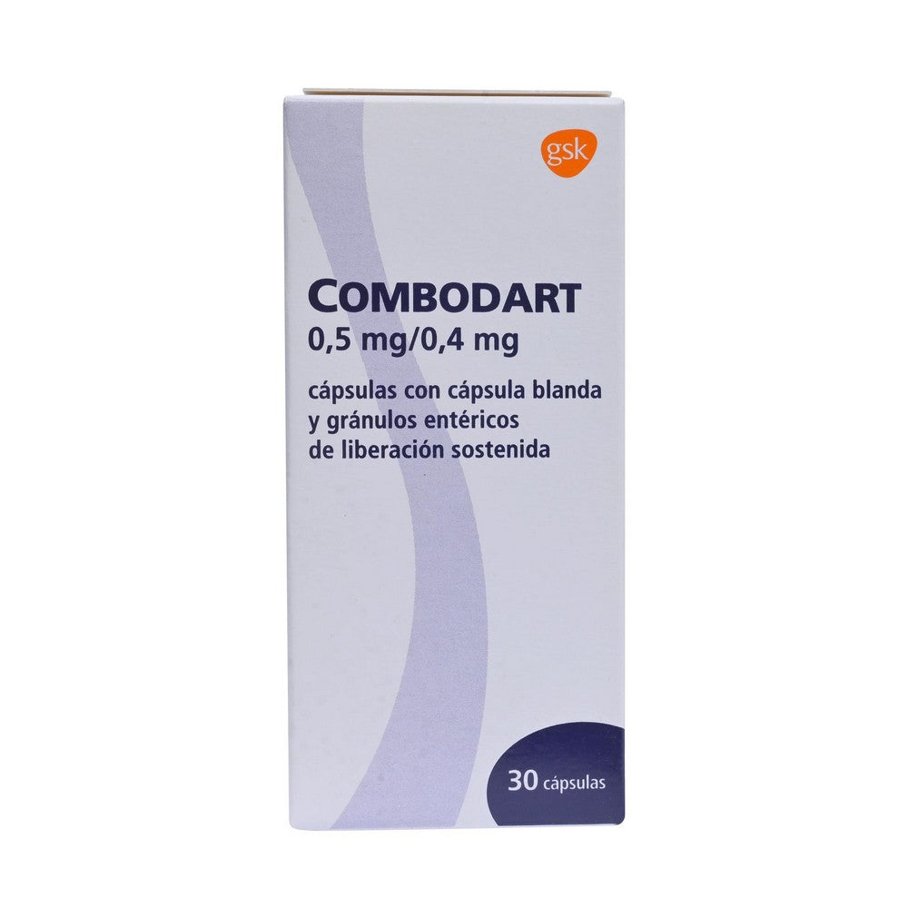 Combodart Cápsulas 0,5/0,4 mg x 30 (Dutasteride/Tamsulosina)