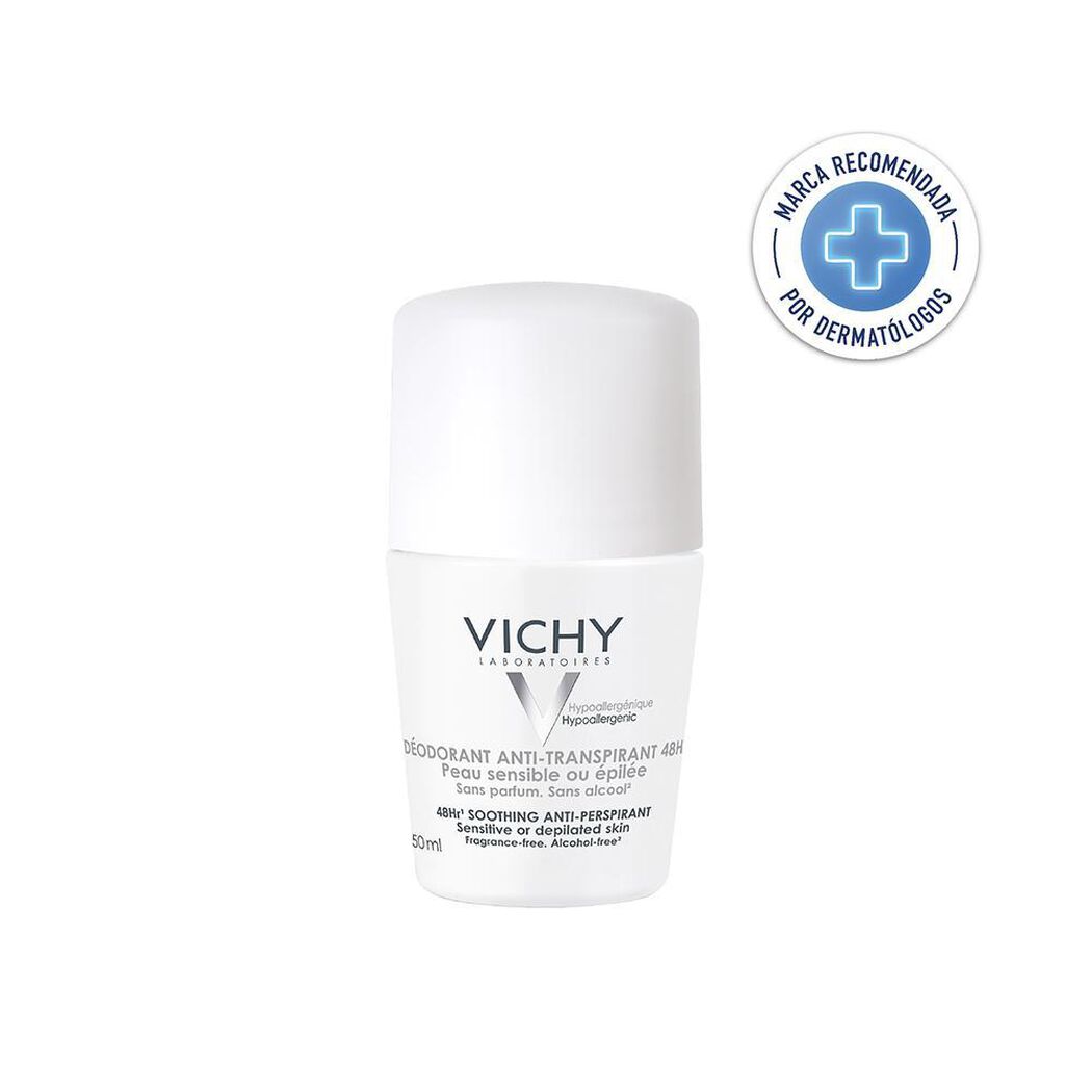Vichy Deo Roll On Piel Sensible x 50 ml (Desodorantes)