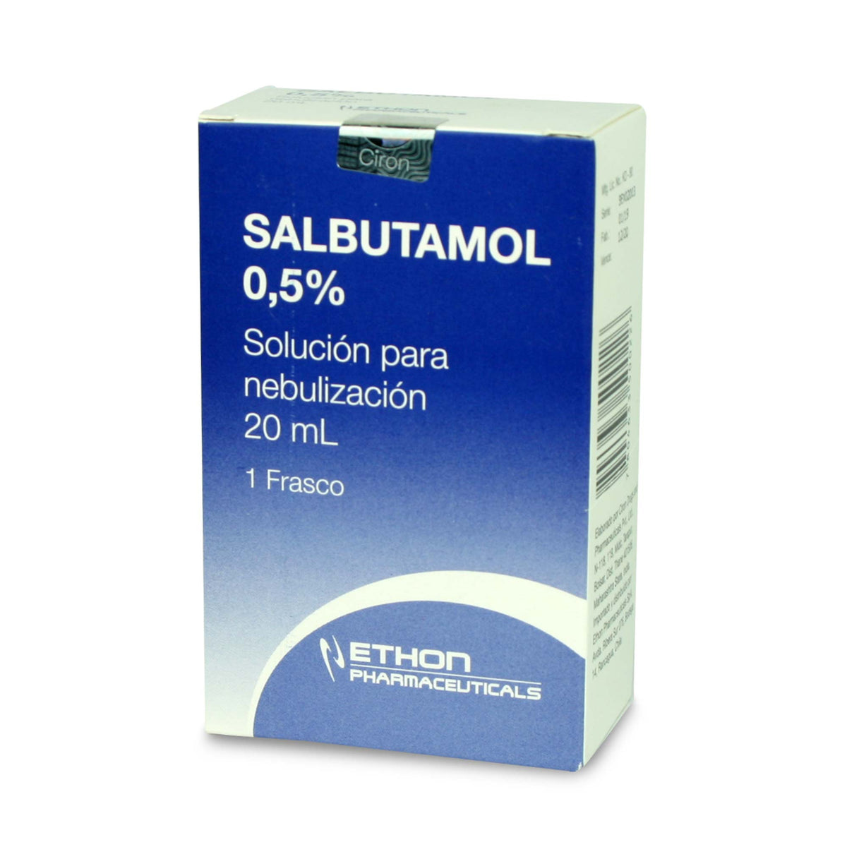 Salbutamol Solución Neb 5mg/ml x 20 ml Et
