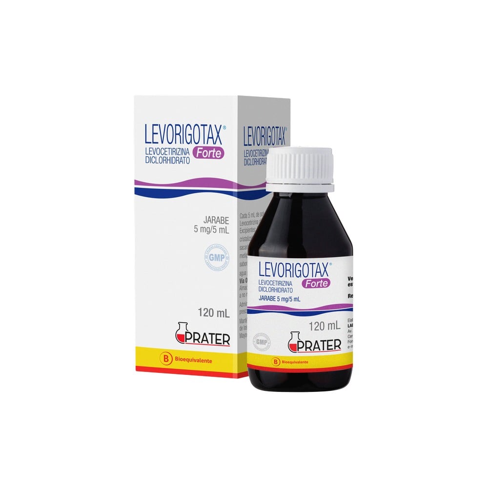 Levorigotax Fuerte Jarabe 5mg/5ml x 120 ml (Levocetirizina)