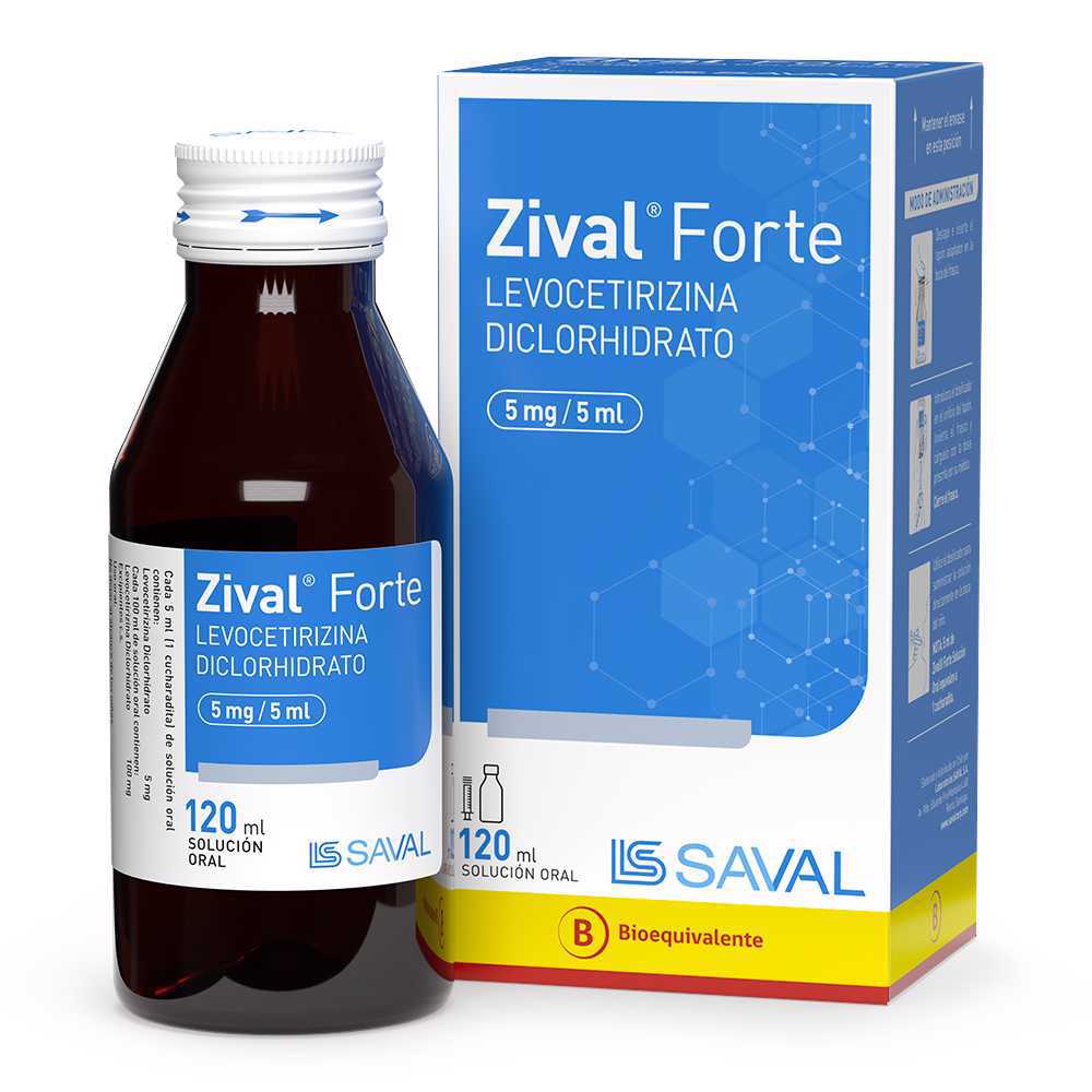 Zival Fuerte Jarabe x 120 ml (Levocetirizina)