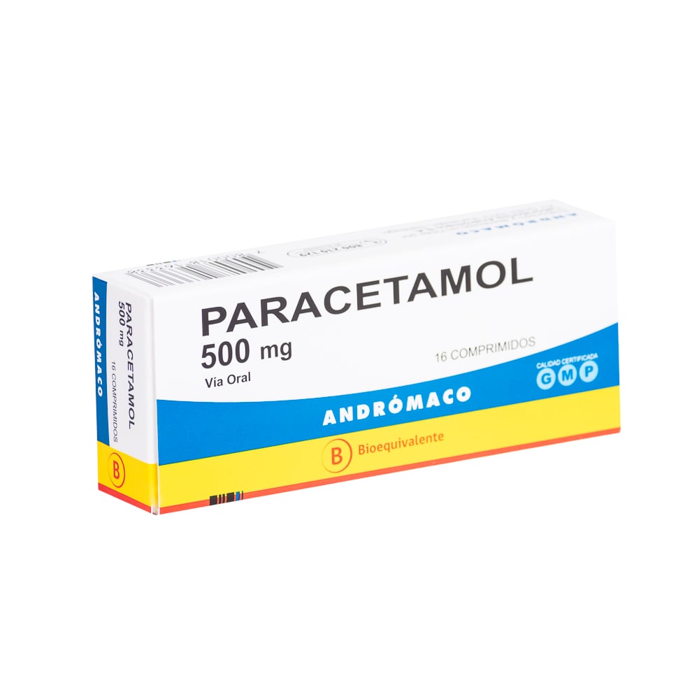 Paracetamol Comprimidos 500 mg x 16 And