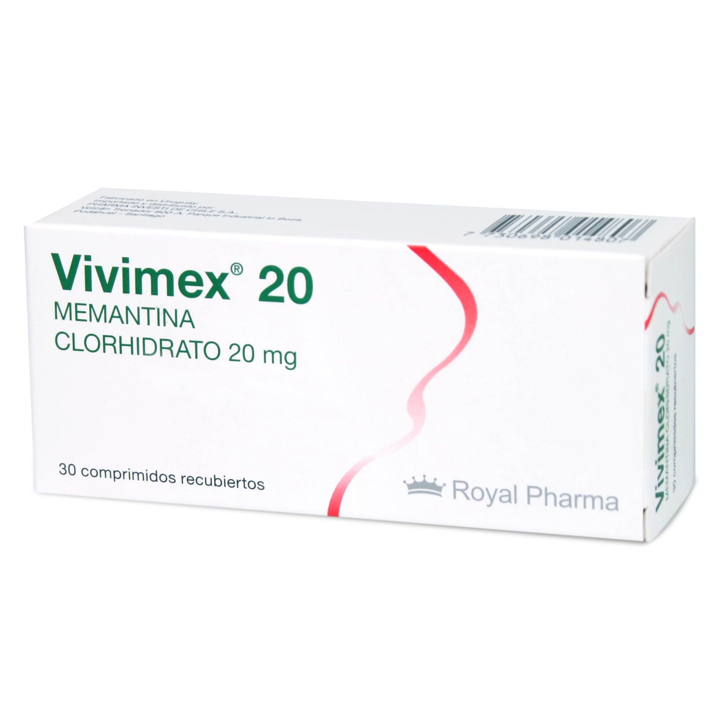 Vivimex Comprimidos 20 mg x 30 (Memantina)
