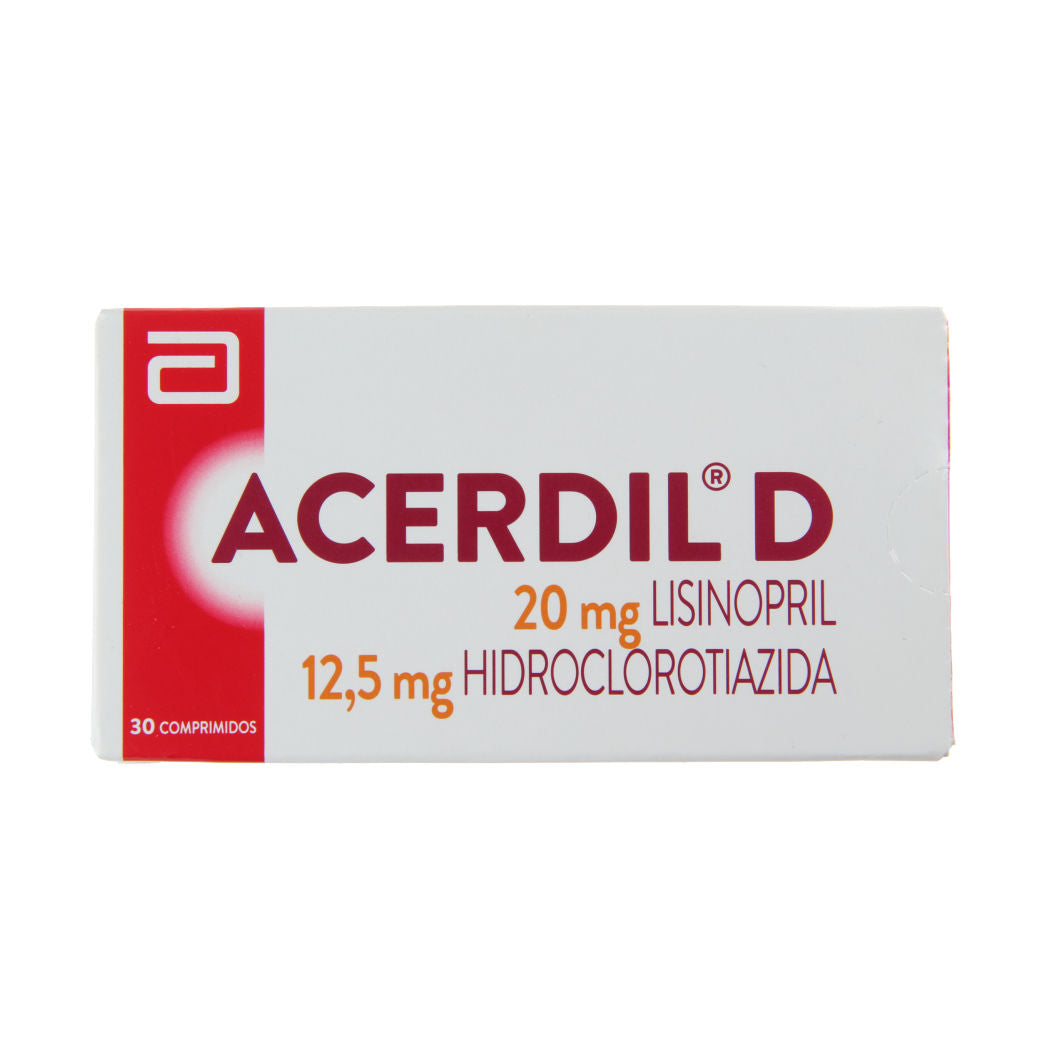 Acerdil-D Comprimidos x 30 (Lisinopril / Hidroclorotiazida)