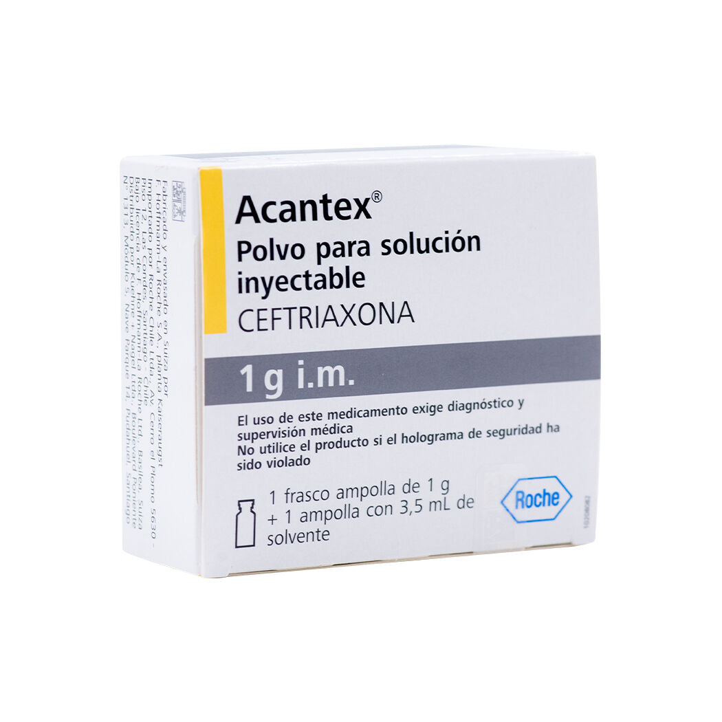 Acantex Im Amp 1 Gr x 1 (Ceftriaxona)