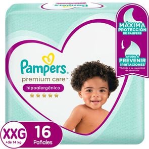 Pampers Premium Care Xxg x 16 Unidades