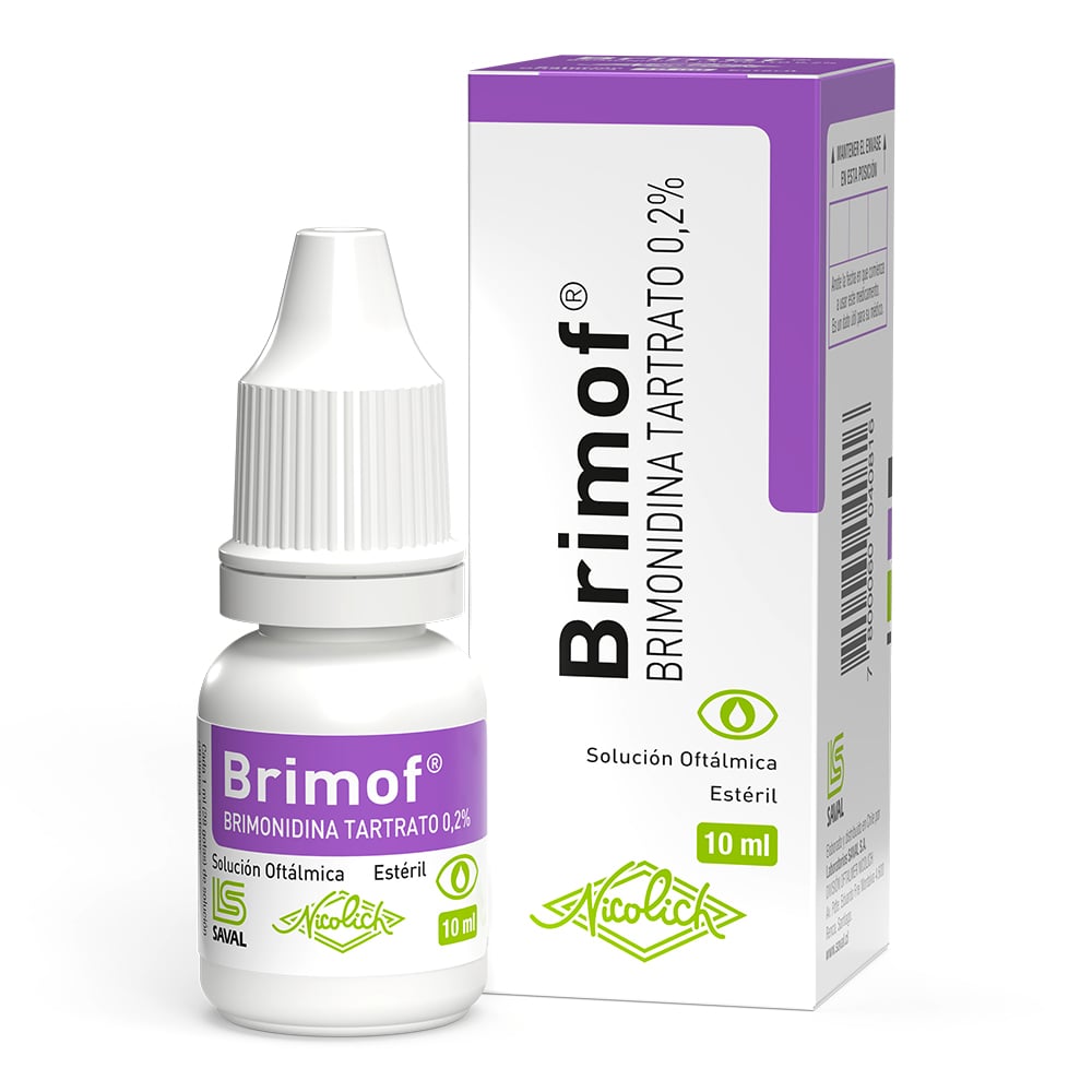 Brimof Gotas Oftálmica x 10 ml (Brimonidina)
