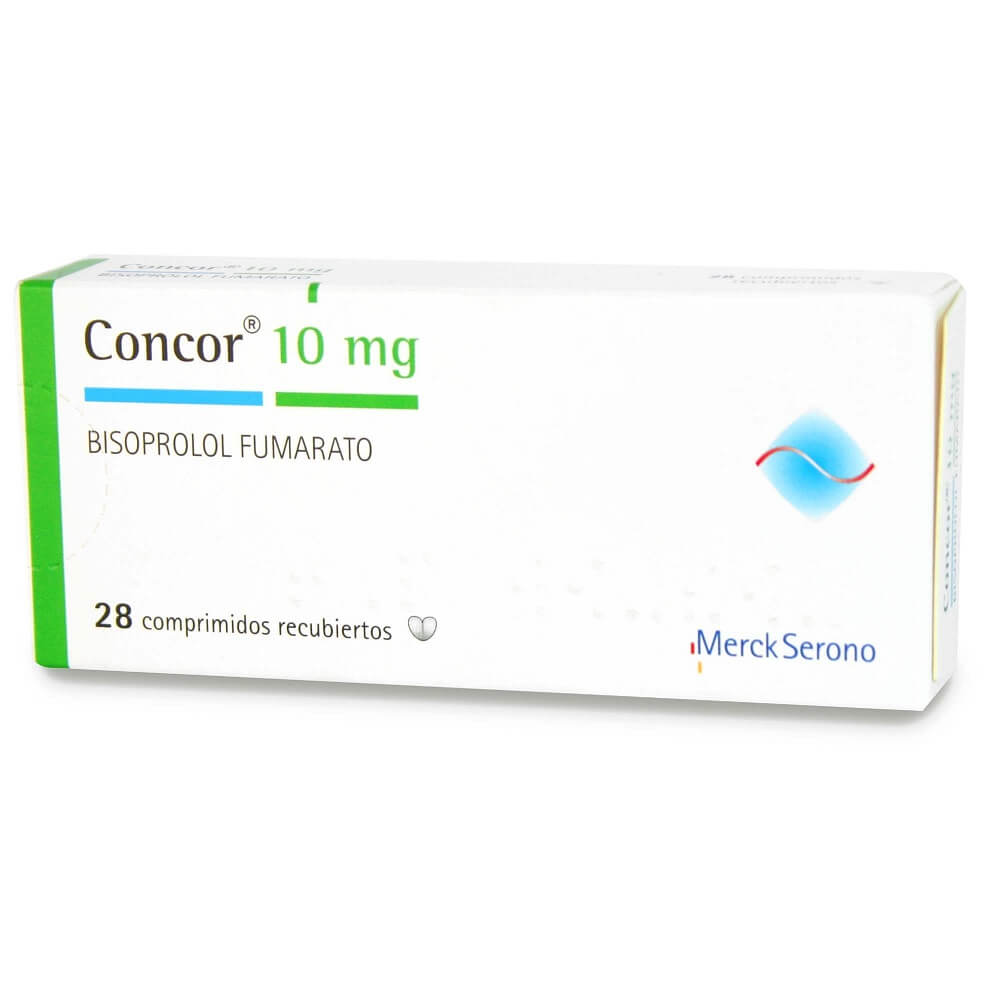Concor Comprimidos 10 mg x 28 (Bisoprolol)