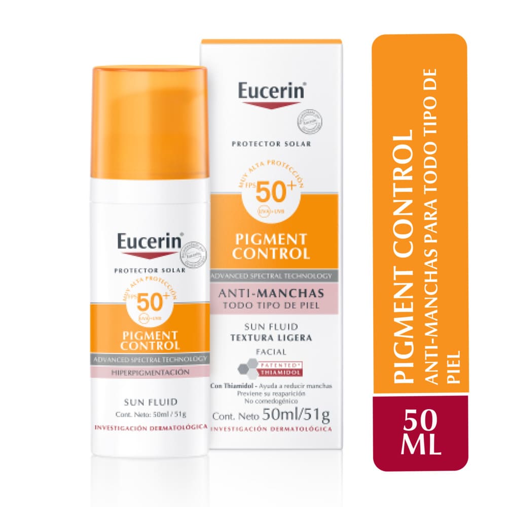 Eucerin Sun Fps50 Fluid Antipigmento Con Color