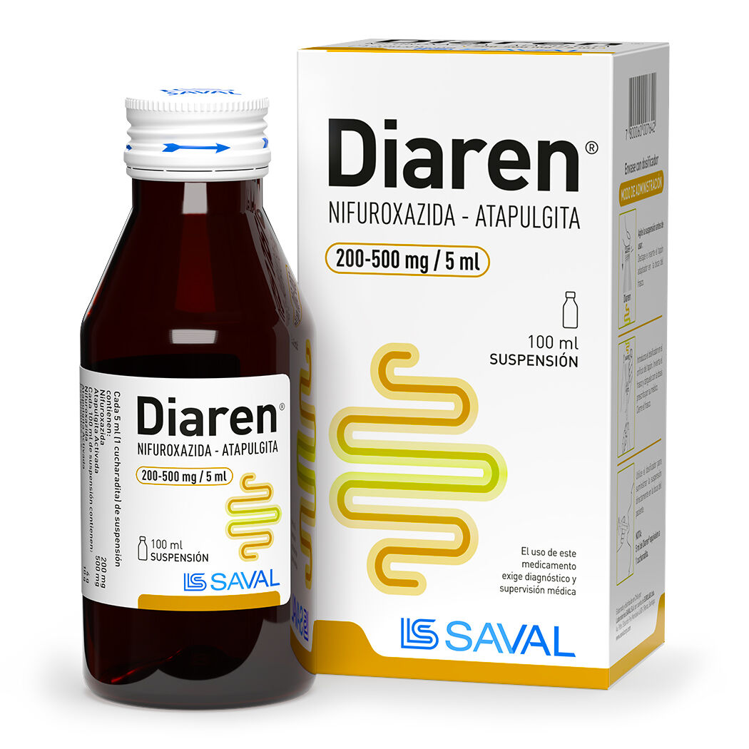 Diaren Sus x 100 ml (Nifuroxazida/Atapulgita)