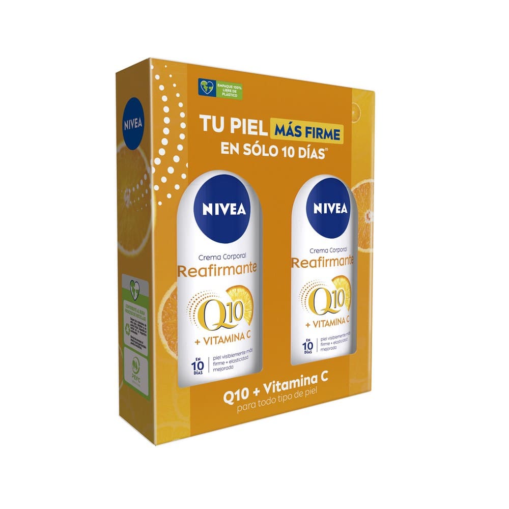 Nivea Reafirmante Q10 Vitamina C x 400 ml x 2 Unidades