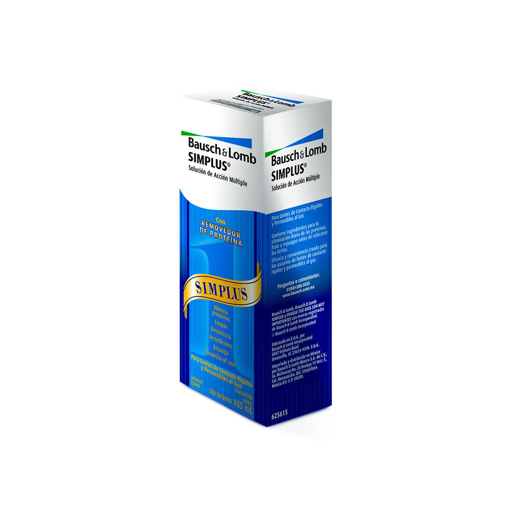 Simplus Solución x 105 ml (Solucion Lentes Contacto)