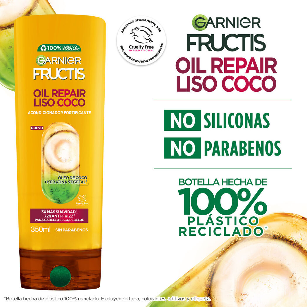Fructis Sh Oil Repair Liso Coco x 350 ml (Shampoo)