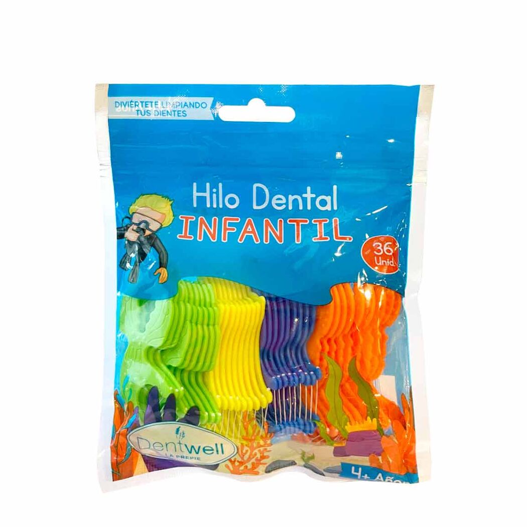 Hilo Dental Infantil x 36 Unidades Dentwell