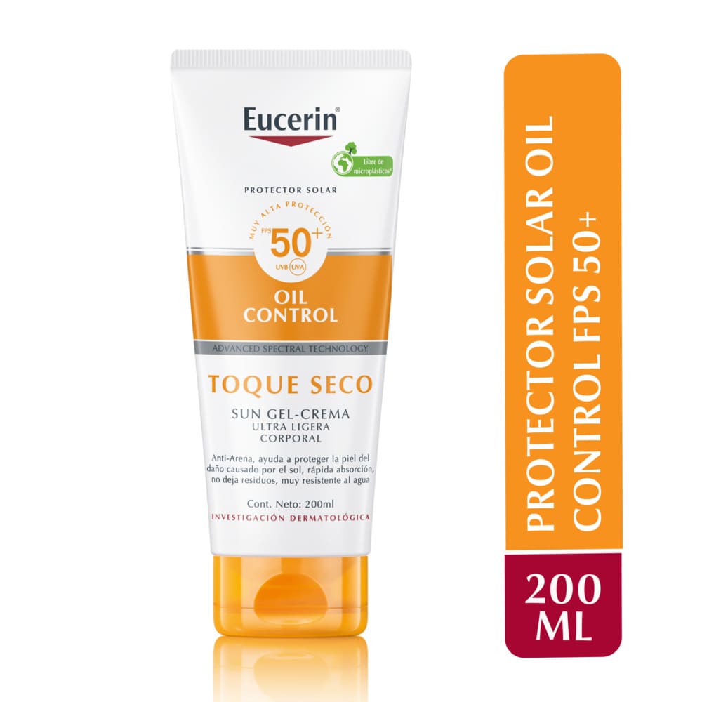 Eucerin Sun Crema Fps 50 Body Sens Toque Seco x 200 ml (Proteccion Solar)