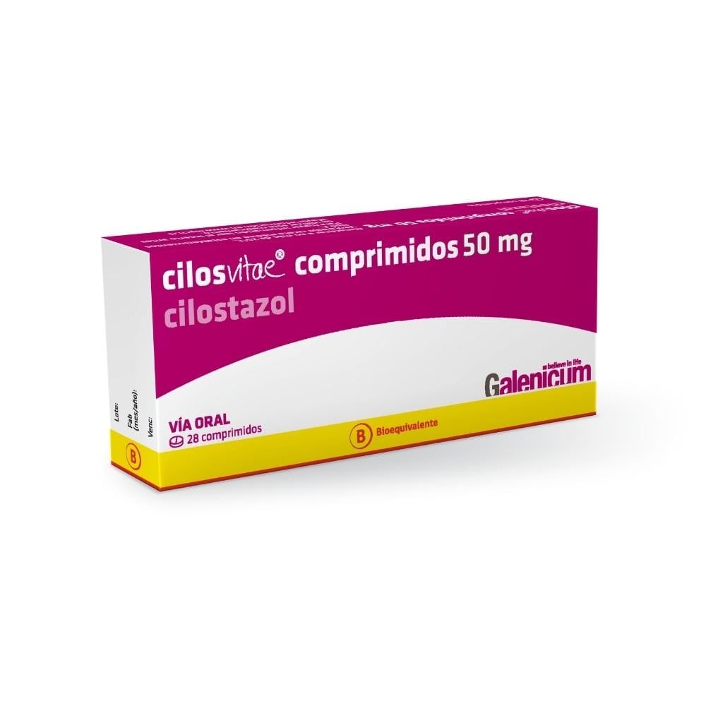Cilosvitae Comprimidos 50 mg x 28 (Cilostazol)