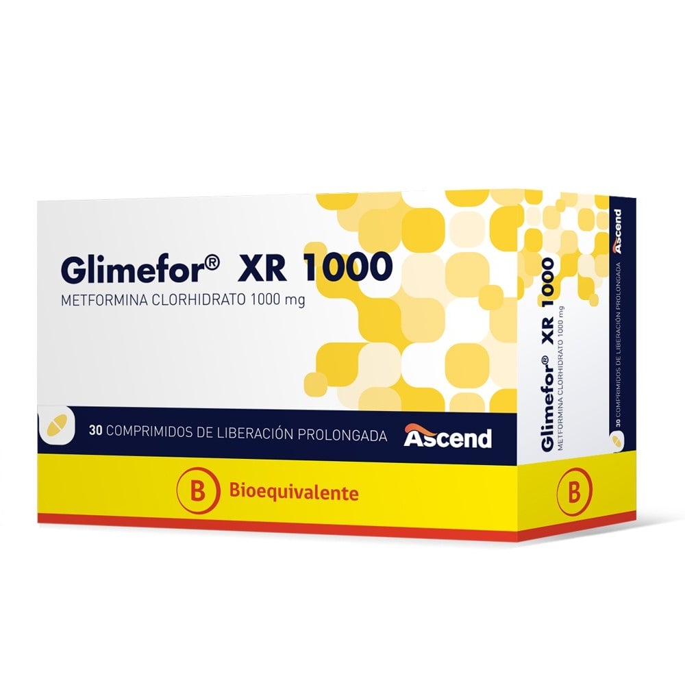 Glimefor Comprimidos 1000 mg x 30 (Metformina)