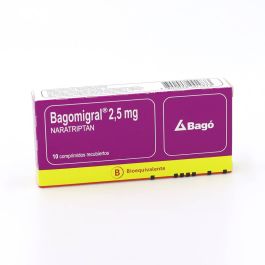Bagomigral Comprimidos 2,5 mg x 2 (Naratriptan)