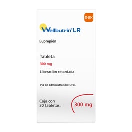 Wellbutrin Xl Comprimidos 300 mg x 30 (Anfebutamona (Bupropion))