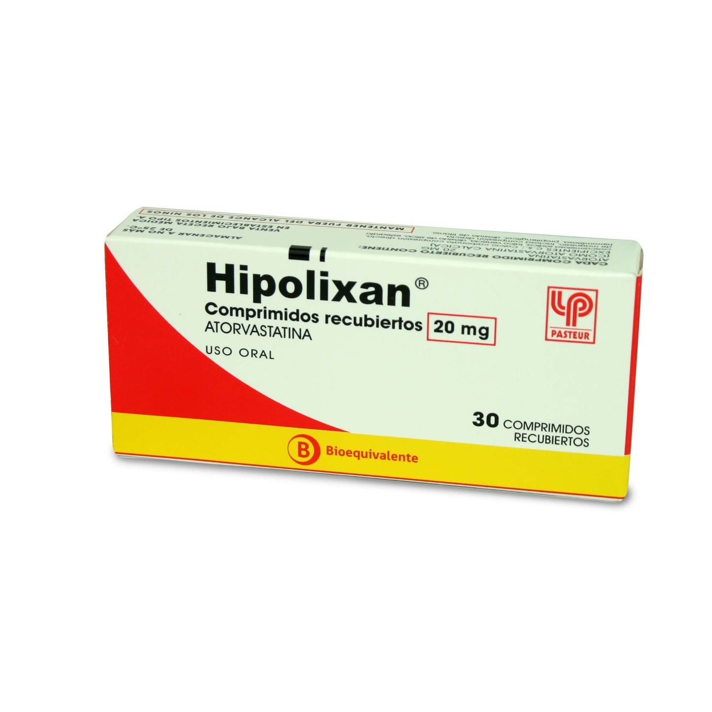 Hipolixan Comprimidos 20 mg x 30 Atorvastatina