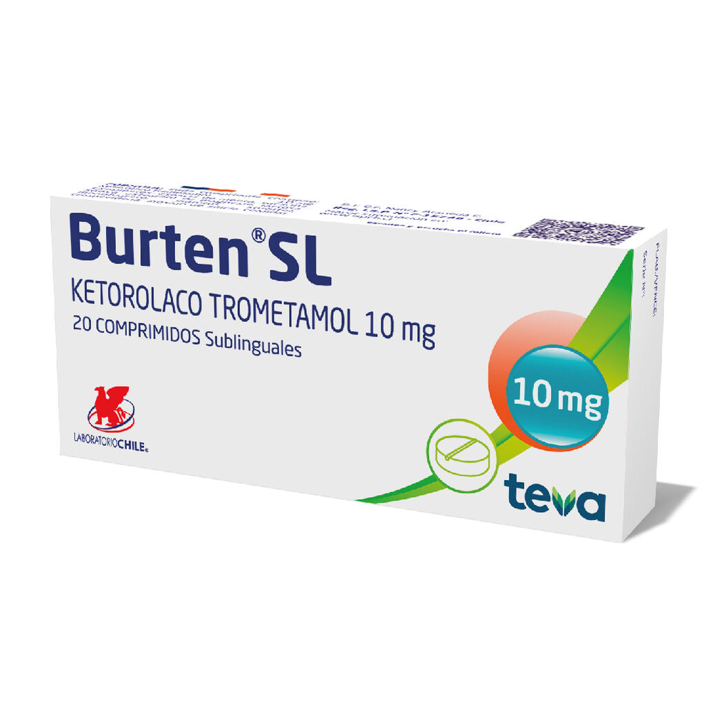 Burten Sl Comprimidos 10 mg x 20 (Ketorolaco)