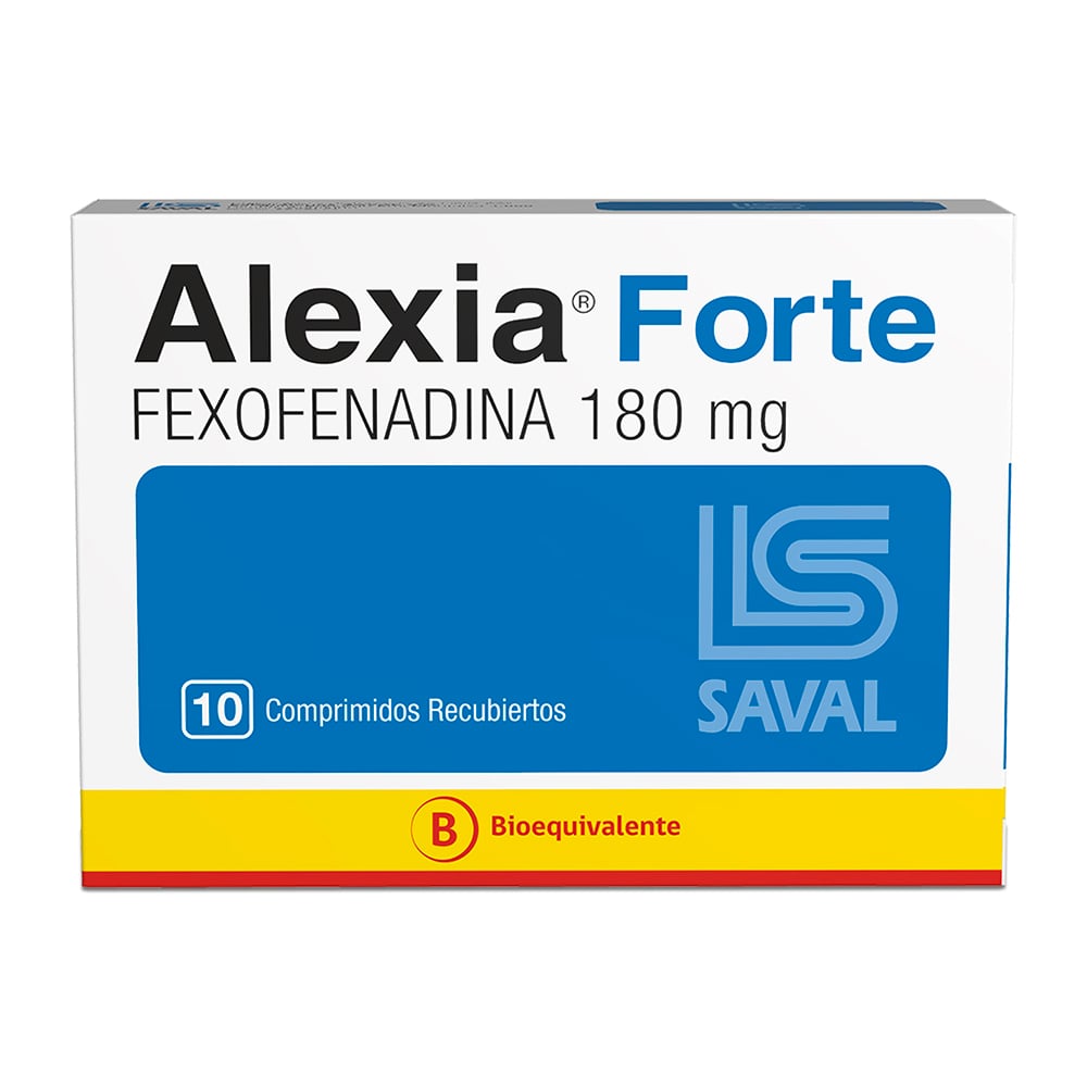 Alexia Fuerte Comprimidos 180 mg x 10 (Fexofenadina)