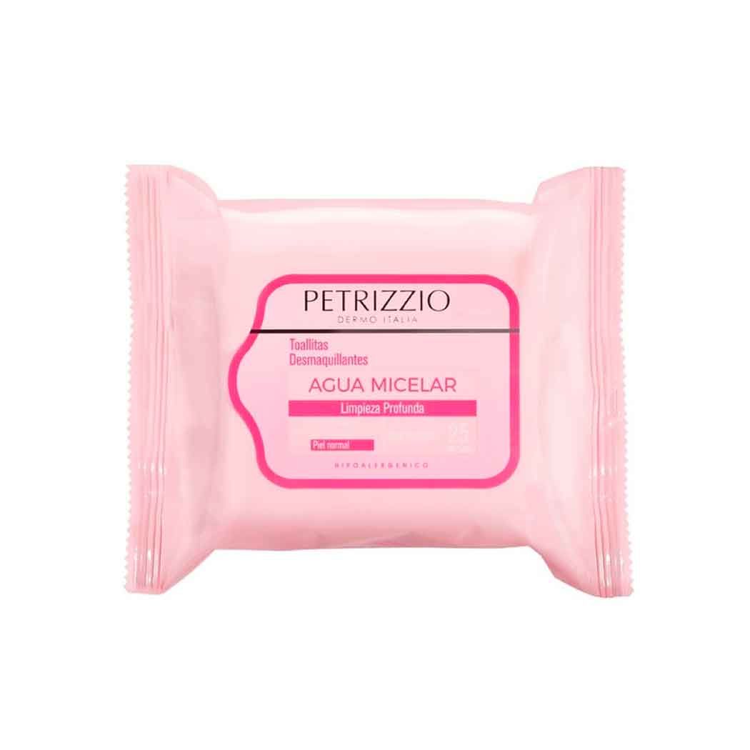 Toallas Desmaquillante Micelar x 25 Petrizzio (Desmaquillante Y Limpieza)