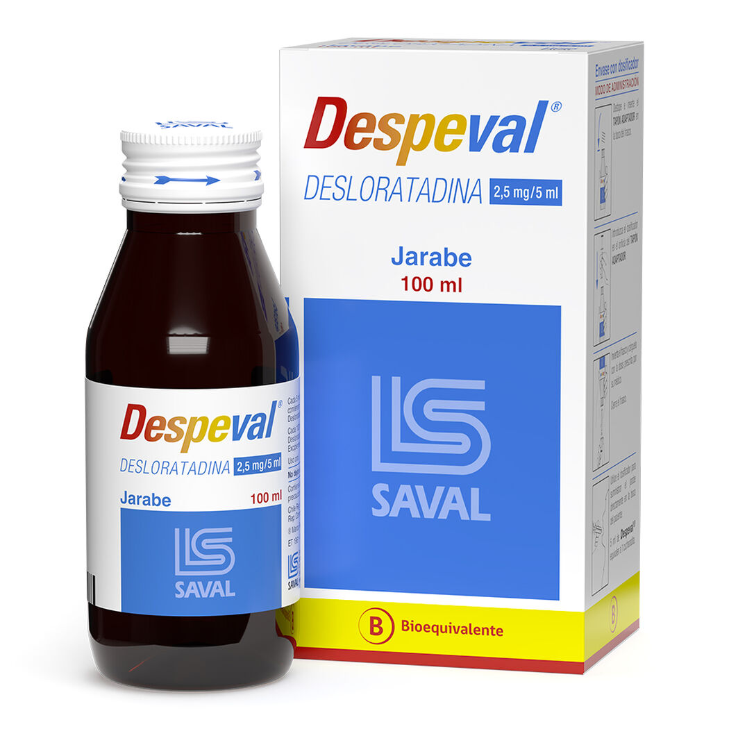 Despeval Jarabe x 100 ml (Desloratadina)